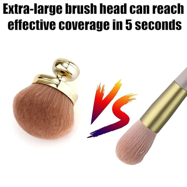 Large Self Tanning Brush, Oval Body Makeup Tan Brush with Wide Brush Head Self Tanner Brush Applicator Sunscreen Brush for...