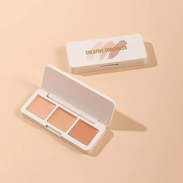 IFiona Tricolor Concealer to Cover Spots,Stains,Acne,Freckles and Brighten