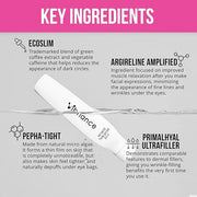 Vibriance Eye Renewal Serum - Dark Circles and Puffiness Treatment - Caffeine Formula for Reducing Bags - Product Image