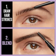Maybelline Brow Ultra Slim Defining Eyebrow Makeup Mechanical Pencil With 1.55 MM Tip And Blending Spoolie For Precisely D...