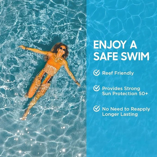 Natural and Vegan SPF 50+ Mineral Sunscreen for Full Body - Water Resistant (80 Minutes), Unscented, Titanium Dioxide FREE...