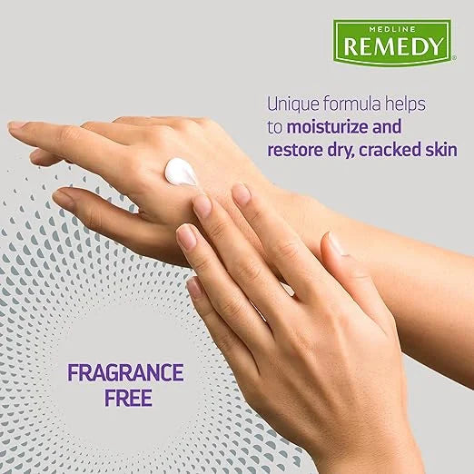 Medline Remedy Specialized Skin Cream, Fragrance-Free (16 oz), 1.5% Dimethicone, Nourishing Moisturizer for Dry Skin, Sulf...