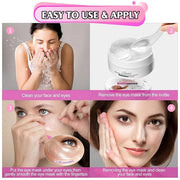 Under Eye Mask, 60 PCS Under Eye Patches for Dark Circles,Gel Pads Puffiness & Dark Circles Treatment,Reduces Wrinkles & F...