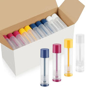 LotFancy Lip Balm Tubes, 60 Empty, Blue