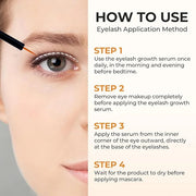 Eyelash Growth Serum, Lash Enhancing Serum with Advanced Formula to Boost Longer Fuller and Thicker Luscious Lashes, Non-I...