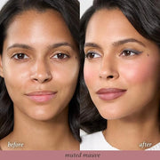 Julep Skip The Brush Cream to Powder Blush Stick - Muted Mauve - Blendable and Buildable Color - 2-in-1 Blush and Lip Make...