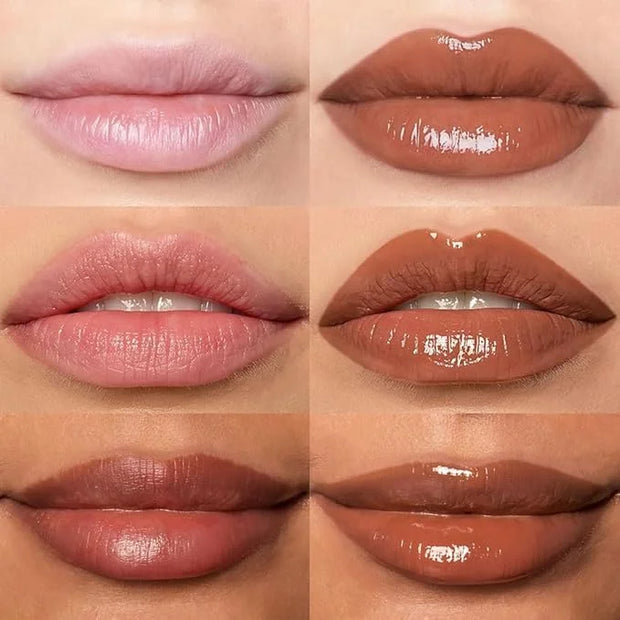 Hydrating Lip Glow Oil, Plumping Lip Oil, Tinted Lip Plumper Gloss,Younger-Looking Lips | Nourishing Long Lasting Non-Stic...