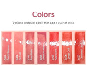 Chewy Lip Glaze, High Shine Lip Gloss, Korean Beauty (GZ03 Rose Bebe, 3.5 grams) - Product Image