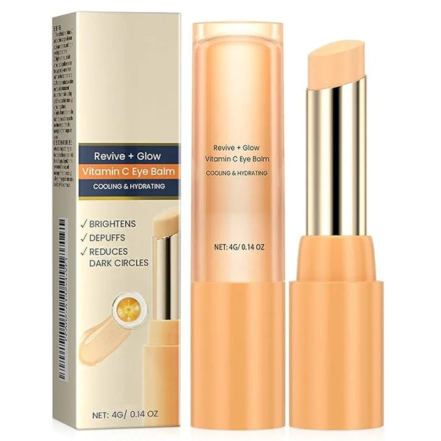 2PCS Revive Glow Vitamin C Eye Balm, Hydrating Eye Cream,Improve Dark Circles,Brightens Skin Tone,Reduces Puffiness - Prod...