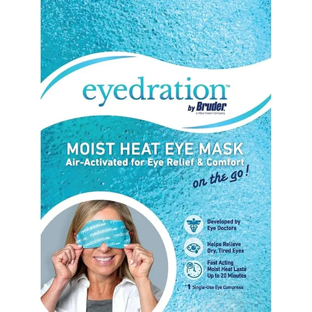 Air-Activated Eye Steam Mask l Dry Eye Relief l Disposable Heated Eye Mask l Gentle, Soothing and Hydrating l No Microwave...