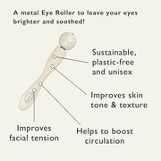 UpCircle Eye Roller 1pc – Metal + Plastic-Free – For Dark Circles + Puffy Eyes – With Cooling Effect to Boost Circulation ...
