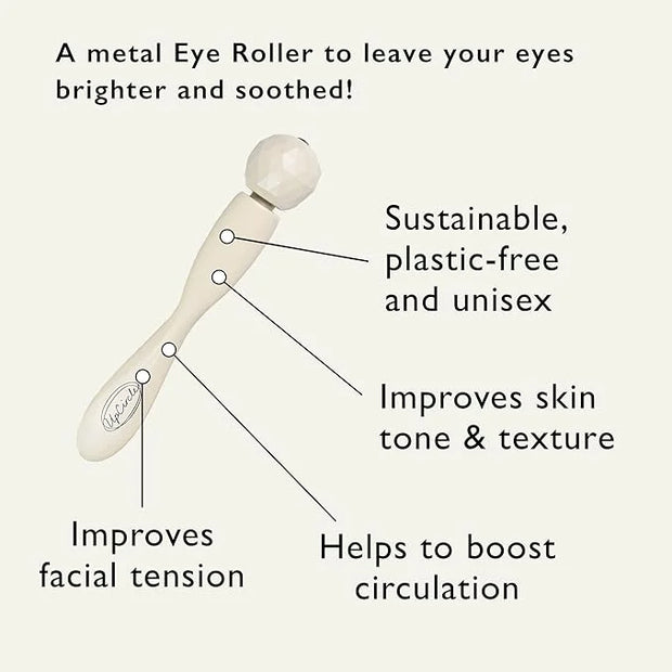 UpCircle Eye Roller 1pc – Metal + Plastic-Free – For Dark Circles + Puffy Eyes – With Cooling Effect to Boost Circulation ...