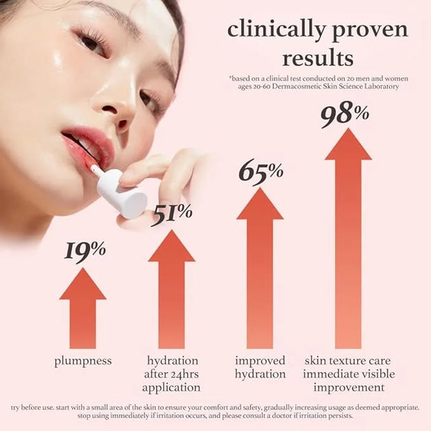 NOONI Korean Hydrating Lip Oil - Appleginseng | Lip Stain, Gift, Long-Lasting, Moisturizing, Plumping, Revitalizing for Dr...