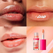 Ruby Kisses Lip Oil Booster, Hydrating Lip Gloss with Nourishing Natural Oil Blend, Jumbo Wand for Easy Application, Non-S...