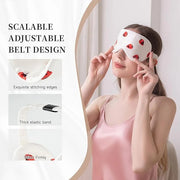 THXSILK Sleep Mask 100% 19 Momme Pure Mulberry Silk Super Smooth Cooling Decorative Sleep Eye Mask Blackout Eye Cover with...