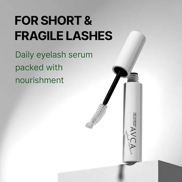 AVCA Deep Nourishing Eyelash Serum - Premium Eyelash Growth Serum for Longer, Fuller, and Thicker Lashes (9ml/0.30fl.oz.) ...