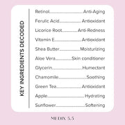 MEDIX Fragrance Free Retinol Body Lotion Crepey Skin Care Treatment | Firming Body & Face Moisturizer | Anti Aging Retinol...