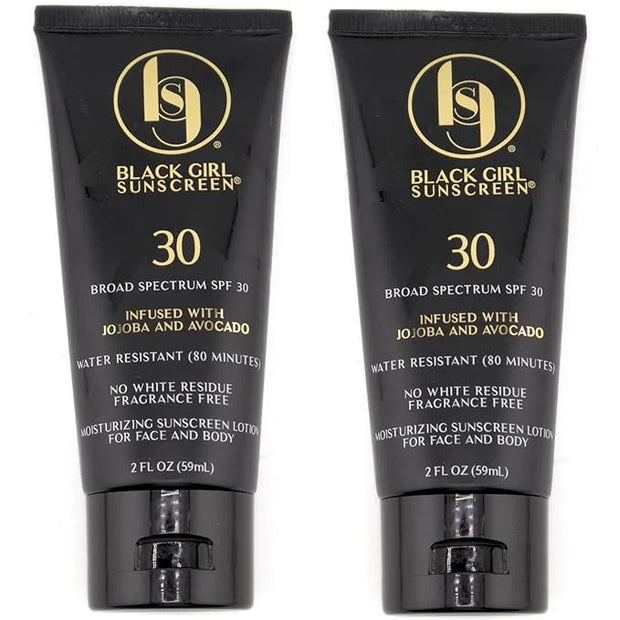 Black Girl Sunscreen - Face & Body Moisturizing Sunscreen Lotion SPF 30 for Melanin Rich Skin, Leaves no White Cast (SPF-3...