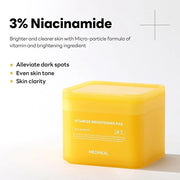 Mediheal Vita Glow Set – Vitamin C Brightening Serum & Eye Patches for Radiant Skin, Dark Circles & Dullness - Product Image