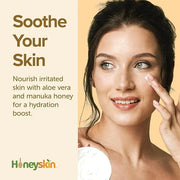 Hydrating Face Moisturizer & Body Cream with Manuka Honey Cream - Organic Face Moisturizer with Honey for Extremely Dry Sk...