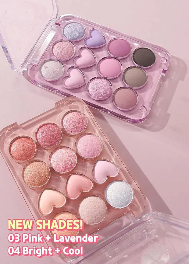 COLORGRAM Pin Point Eyeshadow Palette 03 Pink+Lavender |