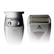 Andis 17270 Finishing Combo T-Outliner Trimmer & Pro Foil Lithium Titanium Foil Shaver - Professional Finishing Hair Clipp...