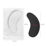 100 Pairs Hydrogel Under Eye Gel Patches Lint Free Eye Lash Pads Eyelash Extension Supplies Beauty Makeup Eye Mask Kit, Tr...