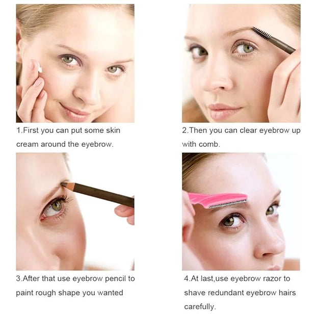 Eyebrow Razor for Women, 110 Dermaplaning Tool Face Shavers for Women Multipurpose Face Hair eyebrow Trimmer boby Hair Rem...