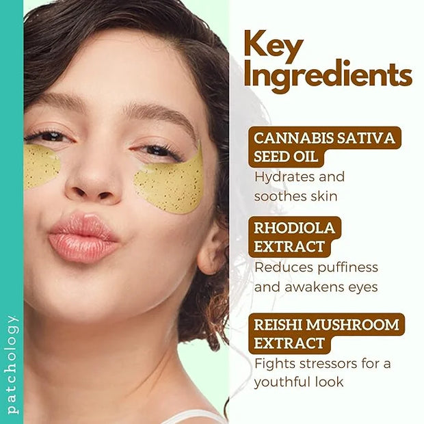 Patchology Chill Mode Under Eye Patches - Soothing, Oil-Infused Gel Eye Masks for Puffy Eyes and Dark Circles Treatment - ...