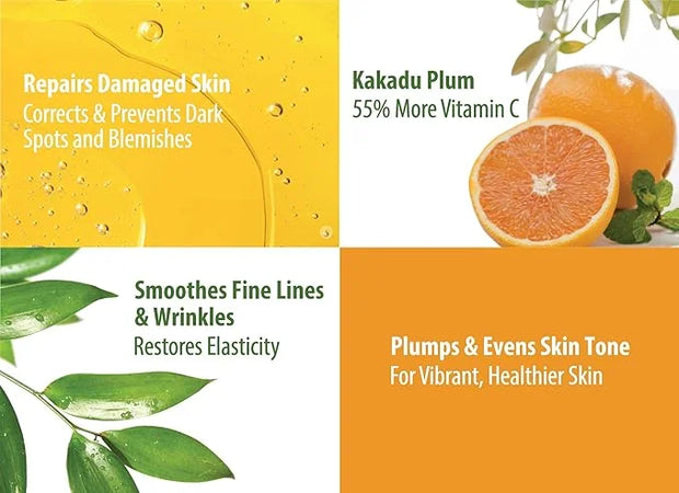 Vitamin C Serum For Face With Hyaluronic Acid: Brightening Treatment & Dark Spot Remover For Face Reduces Blemishes & Wrin...
