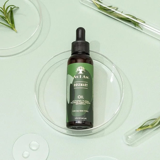 As I Am Rosemary Oil - 2 oz - Hair Density Serum - with Melatonin & Biotin - Vegan & Cruelty Free - Product Image