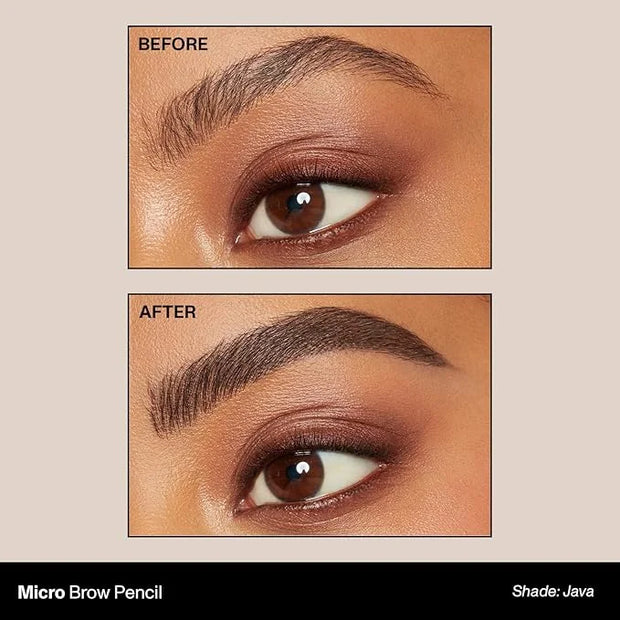 Morphe Micro Dual Eyebrow Pencil - Dual-Ended Brow Pencil Featuring a Retractable, Ultra-Precise, Pointed Tip - Richly Pig...