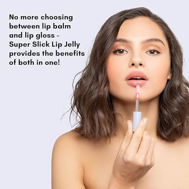 Clover Super Slick Lip Gloss | Non Sticky Lip Jelly, Moisturizing And Hydrating Pigmented Lip Gloss | Cruelty-Free & Vegan...
