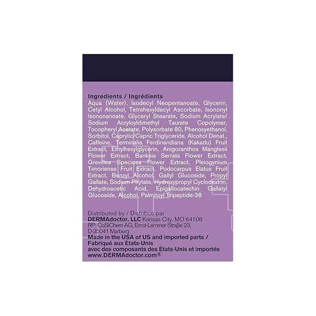 DERMAdoctor Kakadu C Dermatologist Formulated Eye Souffle, Vitamin C and Caffeine Eye Cream. Dark Circles Under Eye Treatm...