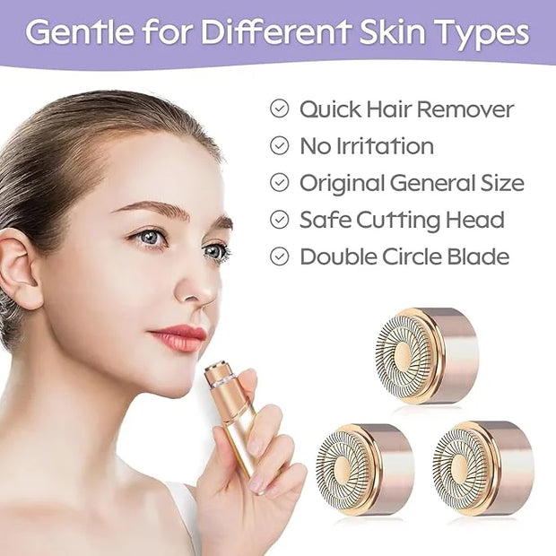 Replacement Heads for Flawless Replacement Heads,Generation 3 Replacement Heads Compatible with New Finishing Touch Flawle...