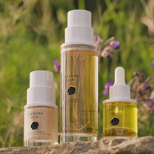 Furtuna Skin Face & Eye Serum - Dual-Use Formula to Lift, Reduce Puffiness and Even Tone, Wild-Foraged Botanicals, Vegan, ...