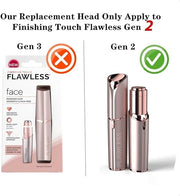 【Generation 2】Facial Hair Remover Replacement Heads for Finishing Touch Flawless Facial Hair Remover, Replacement Blades f...