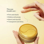 60 Pairs Lip Masks with Eye Mask, 24K Collagen Under Eye Patches for Dark Circles and Puffy Eyes, Reduce Lip Wrinkles, Ant...