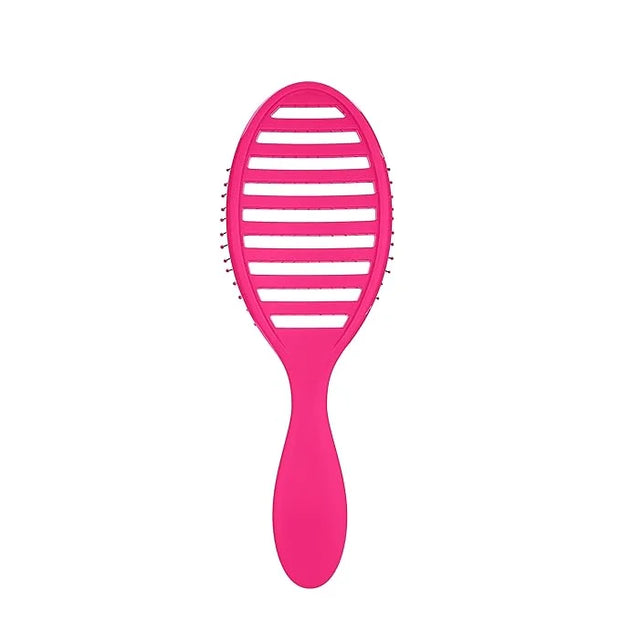 Wet Brush Speed Dry Hair Brush - Pink - Vented Design and Ultra Soft HeatFlex Bristles Are Blow Dry Safe With Ergonomic Ha...