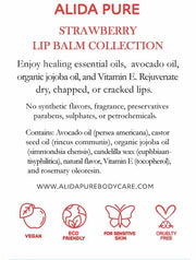 Strawberry Lip Balm Collection, Vegan Lip Lips,