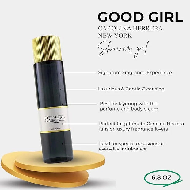 Good Girl by Carolina Herrera for Women 6.8 oz Shower Gel - Product Image