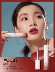 INTO YOU Lip Gloss Coco Liquid Moisturizing Lipstick Long Lasting Lip Stick Lip Stain Makeup Glitter Shine Non-sticky Lips...