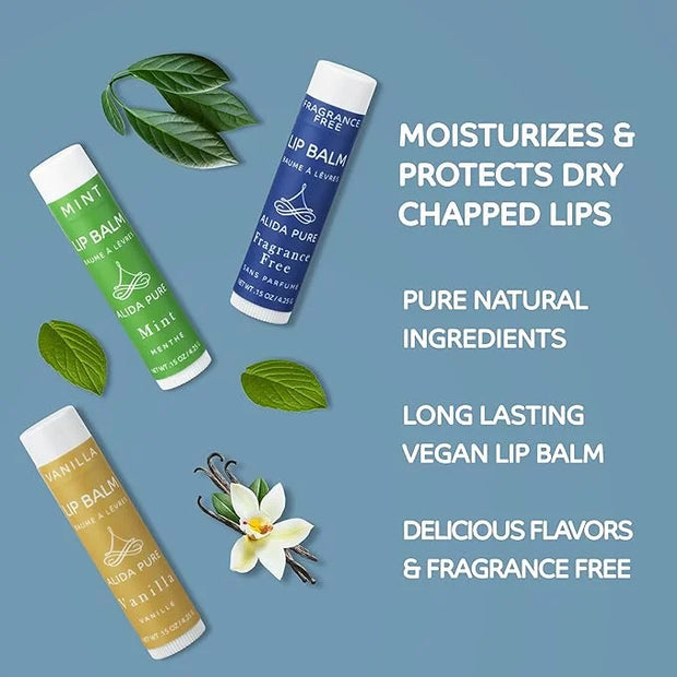 Favorites Lip Balm Collection, Vegan Lip Lips,