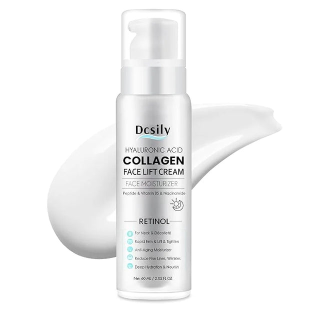 Skin Tighten And Lift Neck Cream: Face Lift Cream 6-in-1 Anti-Aging Moisturizer for Anti Wrinkle - Hydrating Neck Firming ...