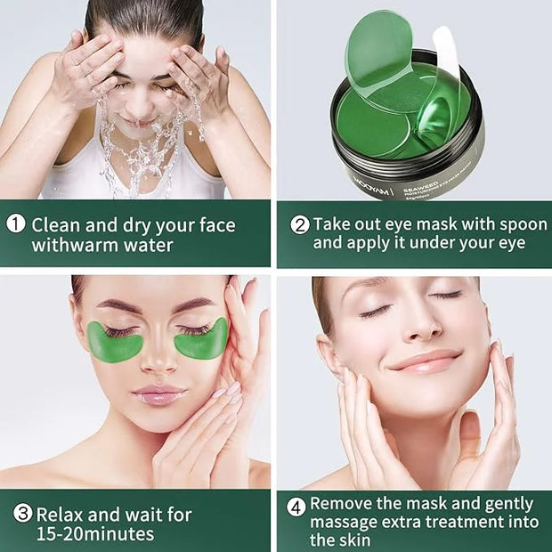 Under Eye Patch for Dark Circles and Puffy Eyes,Under Eye Masks Reduce Smooth Wrinkles and Under-eye Egg,Moisturizing Unde...