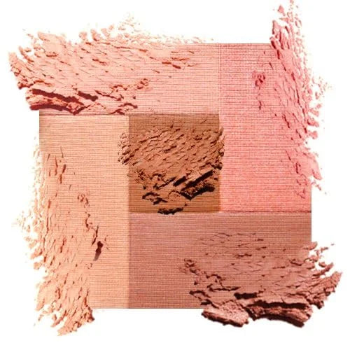 Palladio 2-In-1 Mosaic Blush and Bronzer, Silky Smooth Face Makeup Pressed Powder, Five Color Hues from Shimmering Pinks t...
