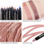 evpct 2Pcs Cream Eyeshadow Sticks Set for Eyes Waterproof, Rose Shimmer Matte Eye shadow Stick Pencil Pen Bulk sombras en ...