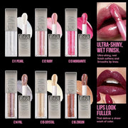 Mirror Glitter Lipstick, Sparkling Shimmer High Pigment Waterproof Long Lasting Lip Gloss, Shimmer Moisturizer Lip Gloss, ...