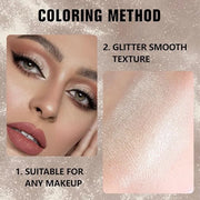 Kaely Pressed Single Eyeshadow Makeup, Light Nude Brown Shimmer Highly Pigmented Monochrome Eye Shadow Palette, Waterproof...