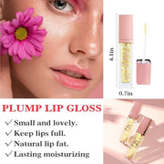 Lip Plumper Gloss,Moisturizing Lip Plumping Lip Gloss,Nourishing Lip Plump Lip Care Products,for Reducing Fine Lines and S...